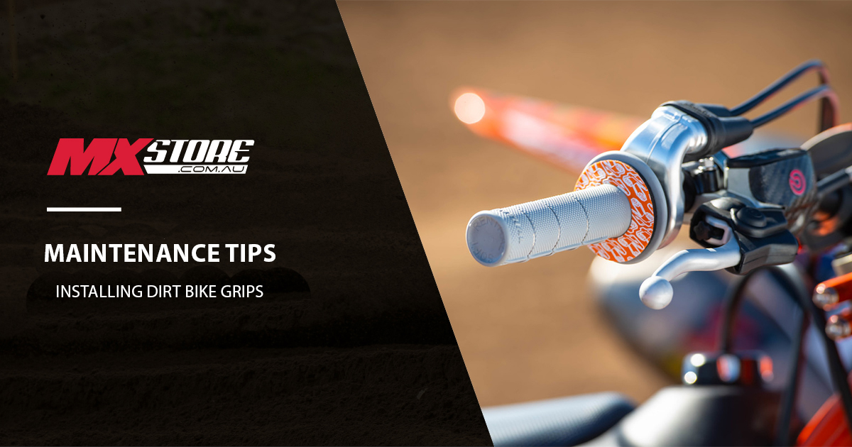 How To Install Remove Dirt Bike Grips MXstore